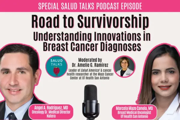 New Technologies and Health Disparities Take Center Stage in Special Breast Cancer Awareness Month Episode of the #SaludTalks Podcast